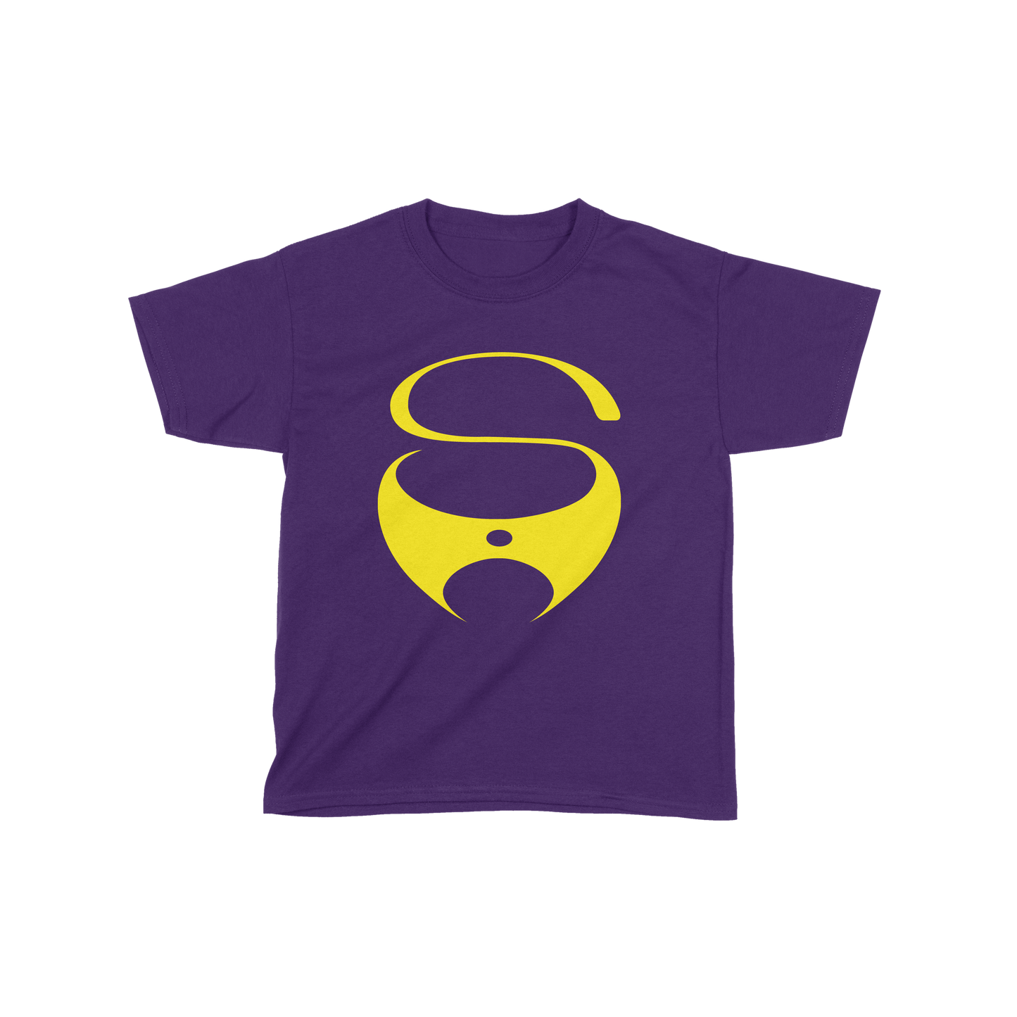 Kids Retro Logo - T-shirt (Purple/Yellow) | Skunk Anansie Official Store