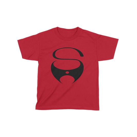 Kids Retro Logo - T-shirt (Red/Black) | Skunk Anansie Official Store
