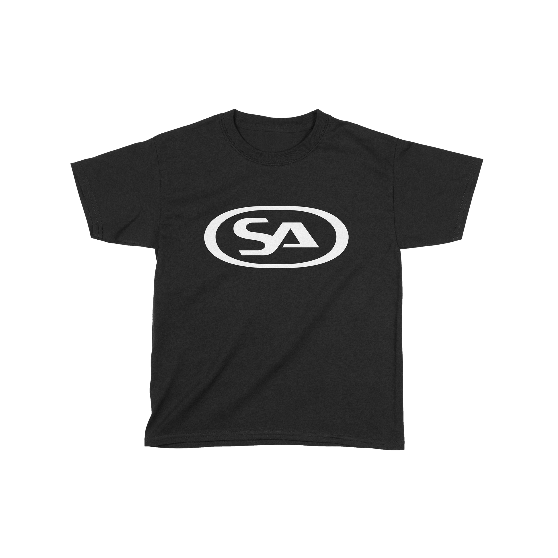 Kids SA Logo - T-shirt (Black/White) | Skunk Anansie Official Store