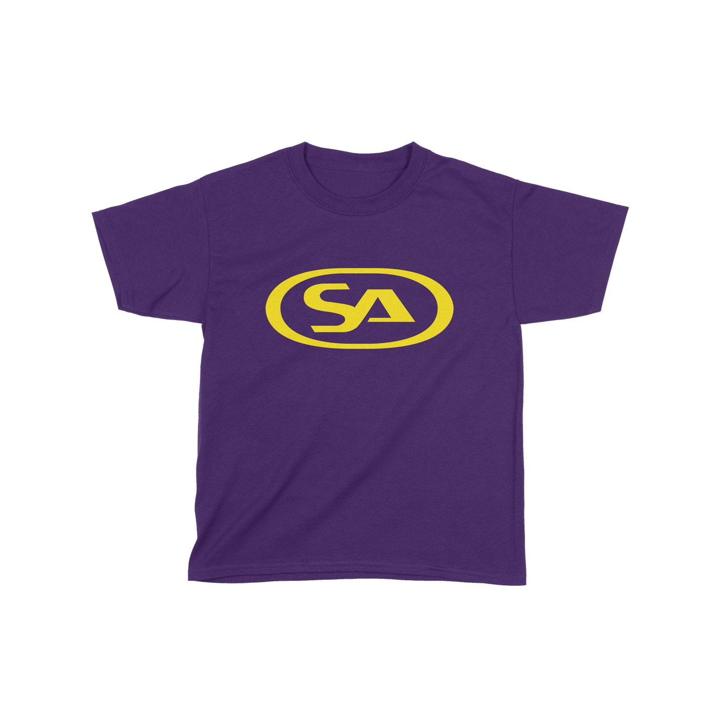 Kids SA Logo - T-shirt (Purple/Yellow) | Skunk Anansie Official Store