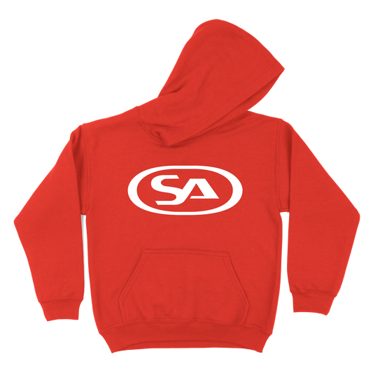 Kids SA Logo - Hoodie (Red/White) | Skunk Anansie Official Store