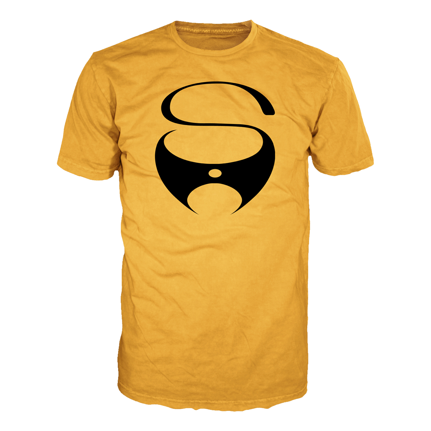 Retro Logo - T-shirt (Black/Yellow)